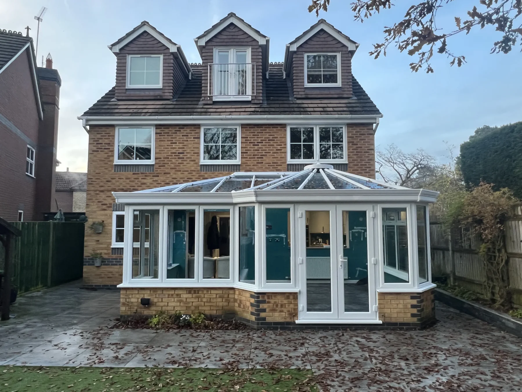 combination white conservatory