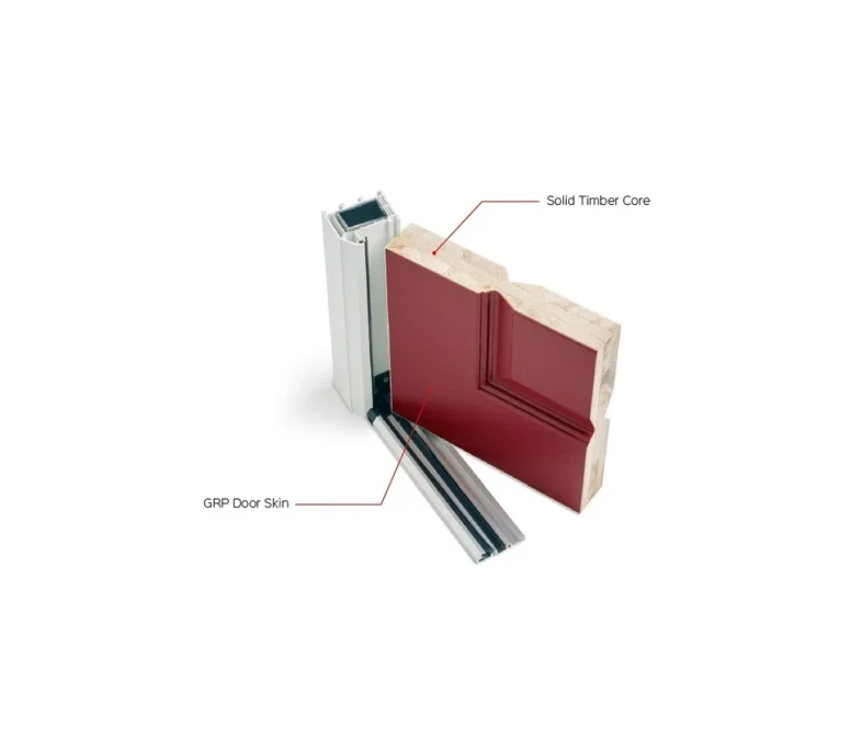 cross section of diamond composite door