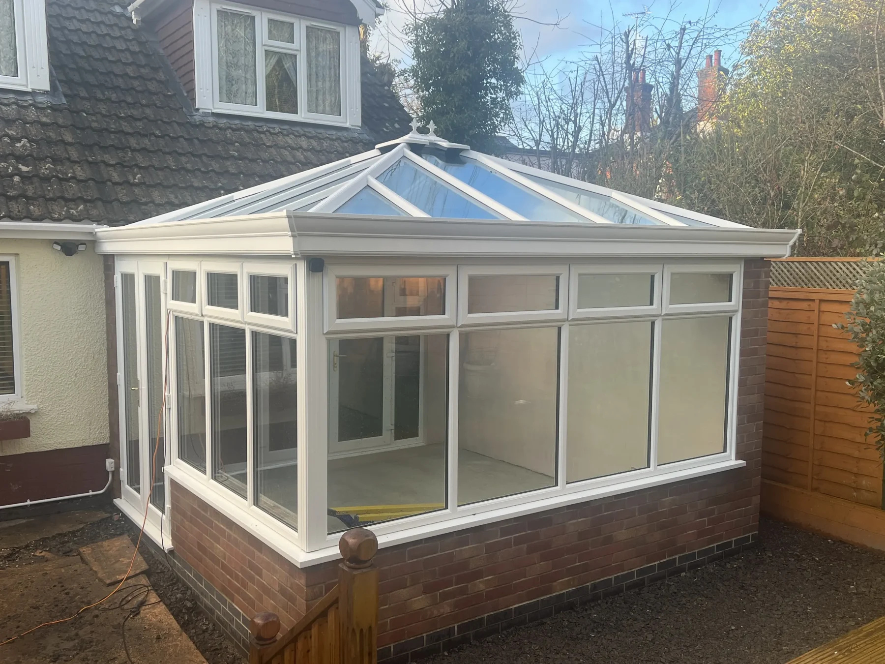 white edwardian conservatory